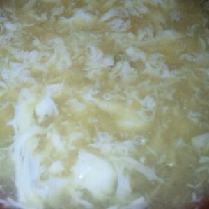 卵白の中華風スープ